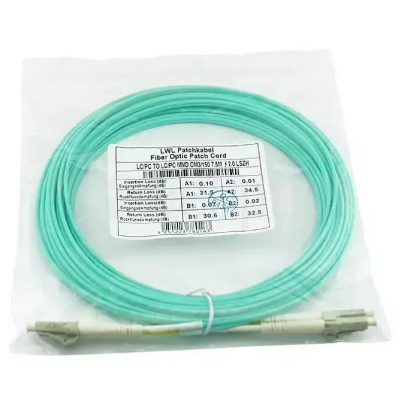 BlueOptics BK839A InfiniBand-kuituoptinen kaapeli 2 m LC Aqua OM3