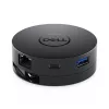 DELL Mobile Adapter DA300 johdollinen USB 3.2 Gen 2 (3.1 Gen 2) Type-C musta