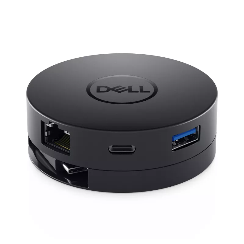 DELL Mobile Adapter DA300 johdollinen USB 3.2 Gen 2 (3.1 Gen 2) Type-C musta