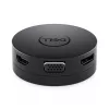 DELL Mobile Adapter DA300 johdollinen USB 3.2 Gen 2 (3.1 Gen 2) Type-C musta