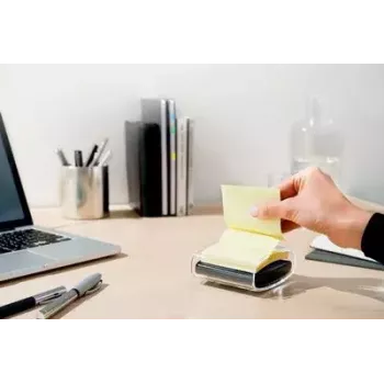 3M Post-it PRO-B1Y Z-Notes annostelija 1 lohkolla (90 arkkia), musta/keltainen