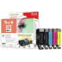 Peach PI100-140 mustekasetti 5 kpl yhteensopiva musta, syaani, valokuvamusta, keltainen