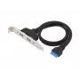 Conceptronic EMRICK11B 19-napainen liitin - dual-USB-A-liitin USB 3.0 -sovitin