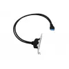 Conceptronic EMRICK11B 19-napainen liitin - dual-USB-A-liitin USB 3.0 -sovitin