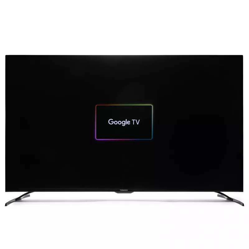 TORNADO 55UA3400X | 55” kehyksetön 4K UHD Google TV HDR10:llä ja HLG:llä