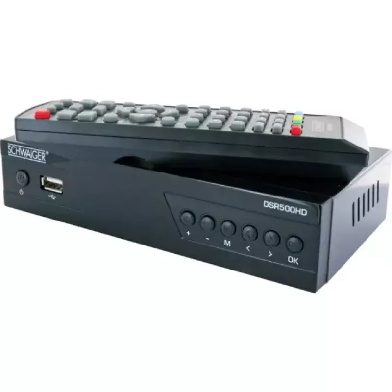 Digiboksi Schwaiger DSR500HD kaapeli Full HD musta