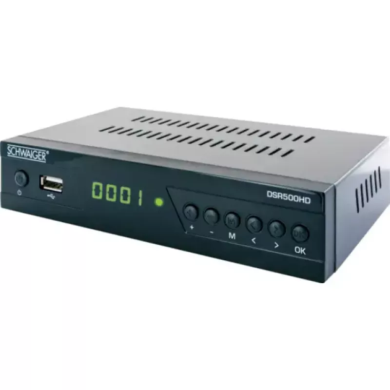 Digiboksi Schwaiger DSR500HD kaapeli Full HD musta