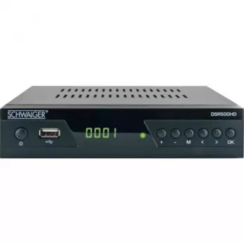 Digiboksi Schwaiger DSR500HD kaapeli Full HD musta