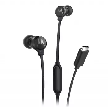 Motorola EARBUDS3CS kuulokkeet/headset johdollinen in-ear puhelut/musiikki USB Type-C musta