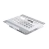 Conceptronic DONN27G, kannettavan tietokoneen teline, hopea, alumiini, 360°, USB 3.2 Gen 1 (3.1 Gen 1) Type-C, 5000 Mbit/s