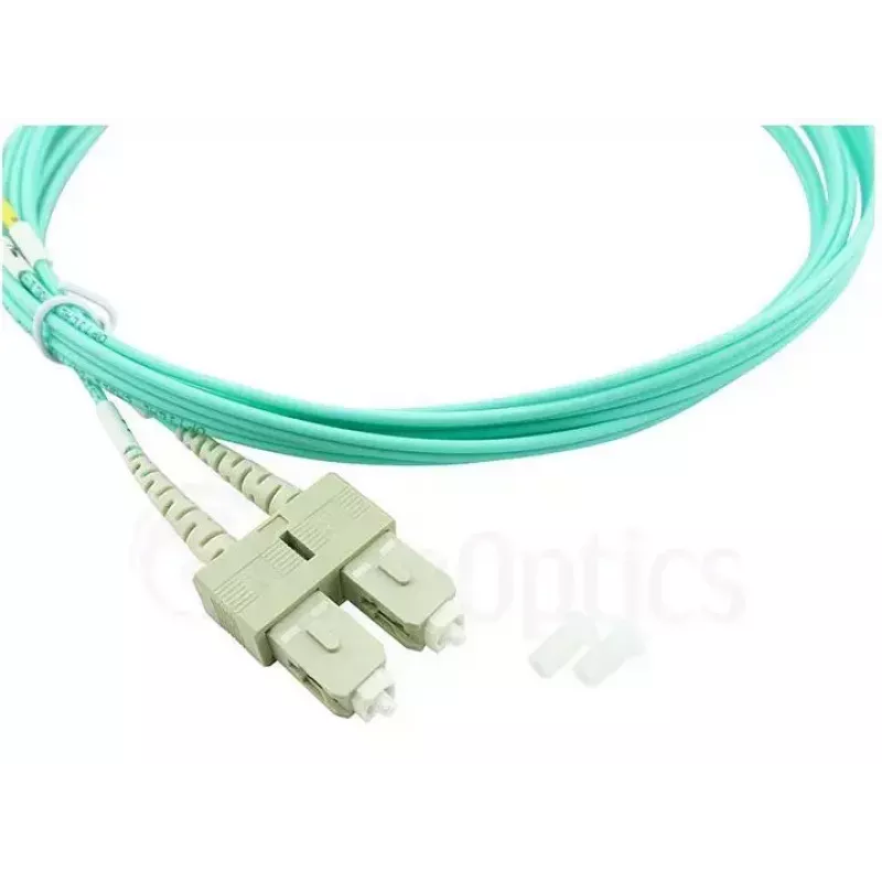 BlueOptics LC-SC multimode OM3 duplex -kuitukaapeli, LC-UPC/SC-UPC, 10 m, beige (yhteensopiva Corning 055702T512000010M kanssa)