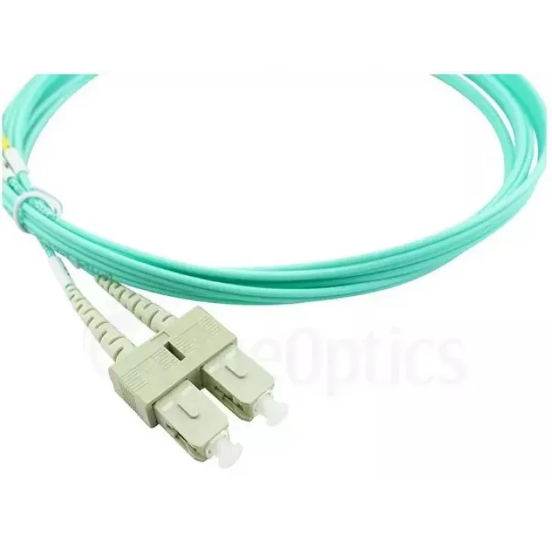 BlueOptics LC-SC multimode OM3 duplex -kuitukaapeli, LC-UPC/SC-UPC, 10 m, beige (yhteensopiva Corning 055702T512000010M kanssa)