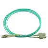 BlueOptics LC-SC multimode OM3 duplex -kuitukaapeli, LC-UPC/SC-UPC, 10 m, beige (yhteensopiva Corning 055702T512000010M kanssa)