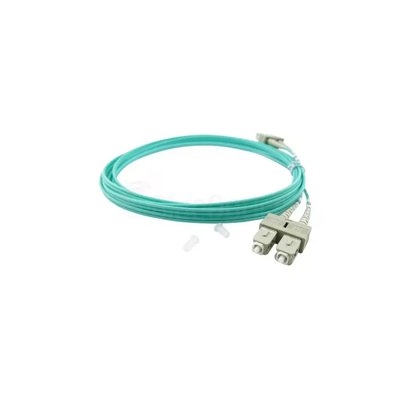 BlueOptics SC-SC multimode OM3 duplex -kuitukaapeli, SC-UPC, 15 m, beige (yhteensopiva Corning 575702K5120000015M kanssa)