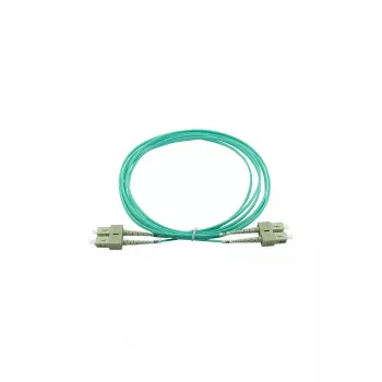 BlueOptics SC-SC multimode OM3 duplex -kuitukaapeli, SC-UPC, 15 m, beige (yhteensopiva Corning 575702K5120000015M kanssa)