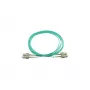 BlueOptics SC-SC multimode OM3 duplex -kuitukaapeli, SC-UPC, 15 m, beige (yhteensopiva Corning 575702K5120000015M kanssa)
