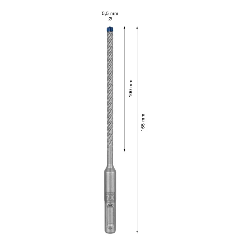 Pora Bosch SDS plus-7X 5,5 mm 165 mm