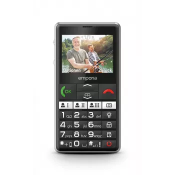 Emporia emporiaPURE-LTE 5,87 cm (2,31 tuumaa) 107 g musta senioripuhelin