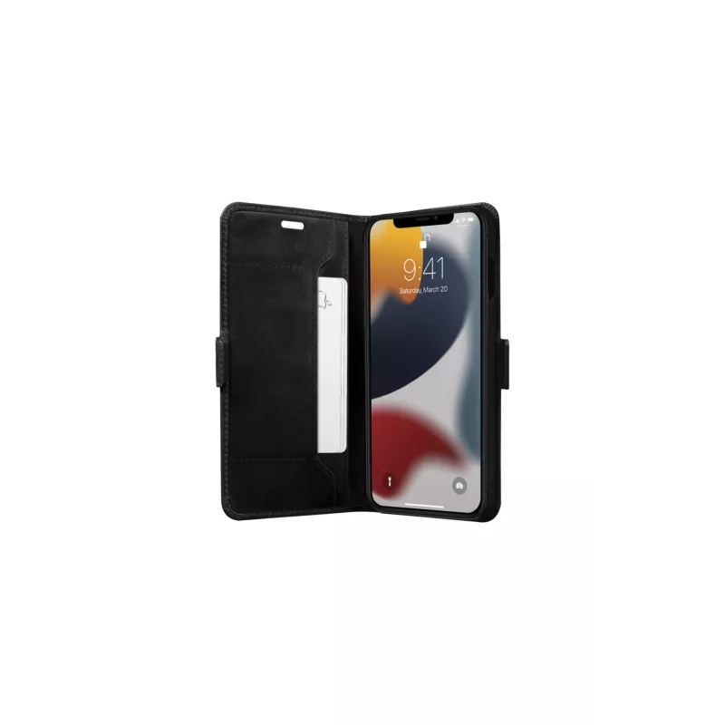 dbramante1928 Copenhagen ohut - iPhone 13 Pro - musta, lompakkokotelo, Apple, iPhone 13 Pro, 15,5 cm (6,1 tuumaa), musta
