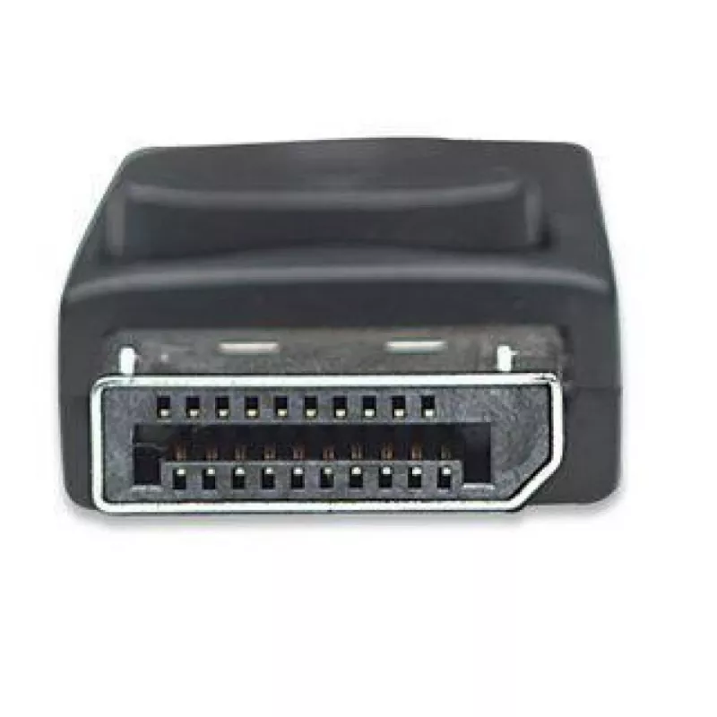 Techly DisplayPort DP - VGA-sovitin M F IADAP DSP-250, 0,07 m, DisplayPort, 2 x VGA (D-Sub), uros, naaras, 1920 x 1200 pikseliä