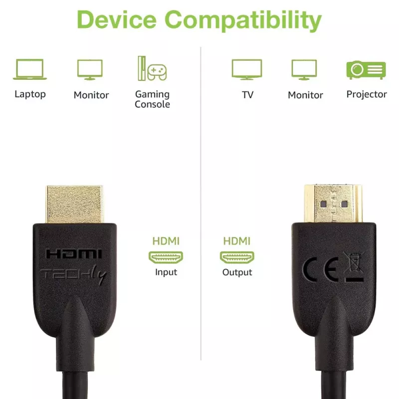 Techly ICOC HDMI2-4-020T HDMI-kaapeli 2 m HDMI tyyppi A (standardi) musta