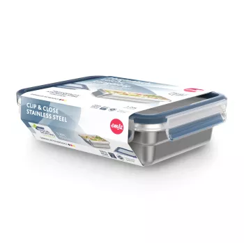 Rasia EMSA CLIP & CLOSE N11505 ruostumaton teräs suorakaide 170x230x60mm