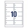Itseliimautumattomat tulostintarrat Avery T1001-10 valkoinen 9x5 cm 100 kpl