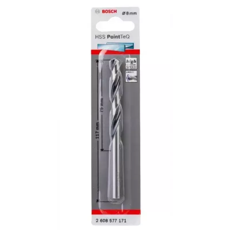 Pora Bosch HSS PointTeQ 8 mm