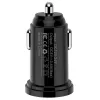 Techly Mini-autolaturi 2 USB-A-liitäntää 24W / 4,8A musta