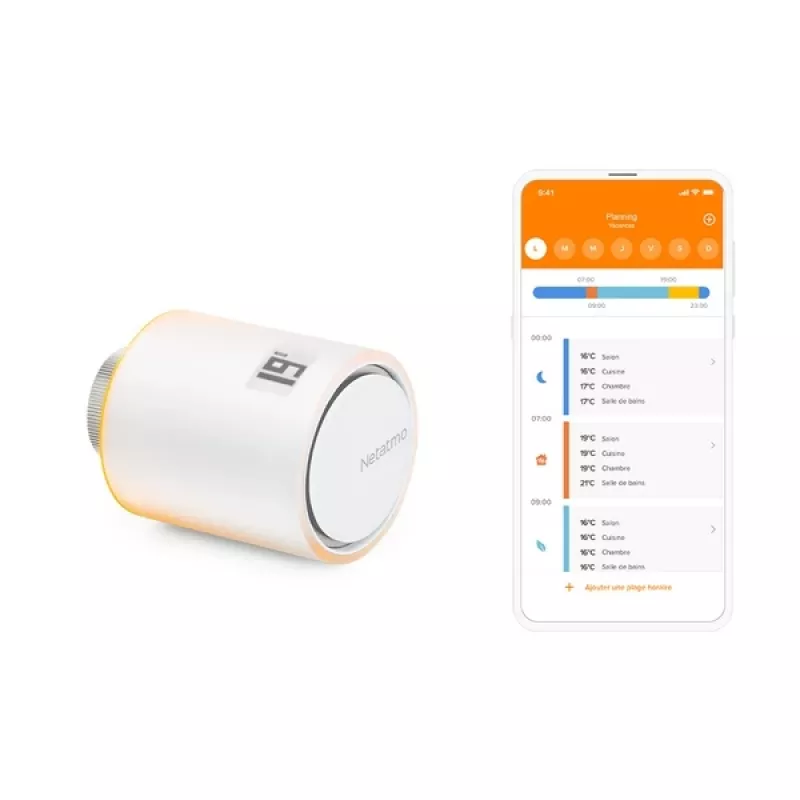 Netatmo NAV-PRO termostaattinen patteritermostaatti sopii sisäkäyttöön