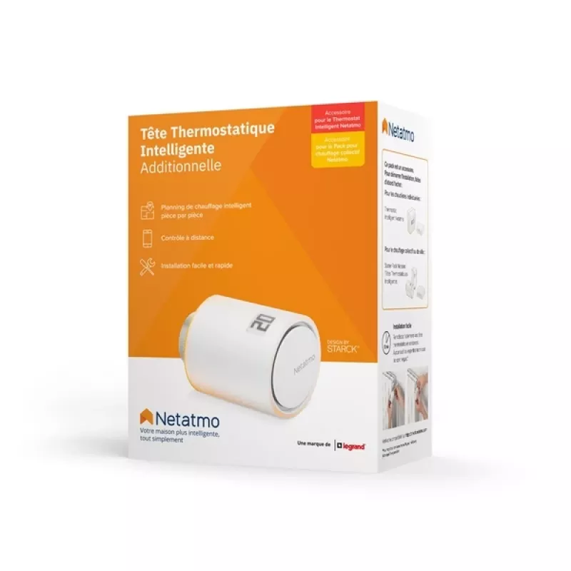 Netatmo NAV-PRO termostaattinen patteritermostaatti sopii sisäkäyttöön