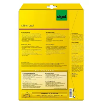 Liimaton tarra Sigel LA322