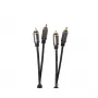 Audiokaapeli ShiverPeaks BS20-41155 1,5 m 2xRCA musta