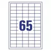 Itseliimautuvat tarrat suorakaide AVERY LR3666-10