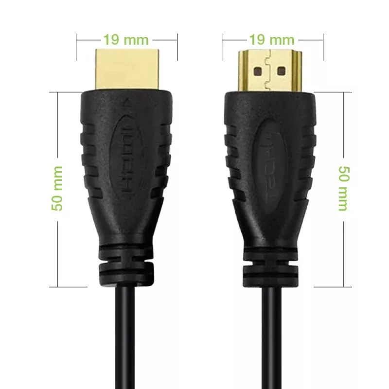 Techly HDMI 2.0 -kaapeli A/A M/M 2m musta ICOC HDMI2-4-020, 2 m, HDMI Type-A (standardi), HDMI Type-A (standardi), 4096 x 2160 pikseliä, 3D, musta