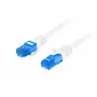 Verkkokaapeli Lanberg PCF6A-10CC-0200-W 2 m Cat6a S/FTP valkoinen