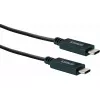 USB-kaapeli Schwaiger LK 101 C USB 3.2 Gen 2 1 m musta