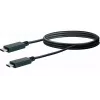 USB-kaapeli Schwaiger LK 101 C USB 3.2 Gen 2 1 m musta