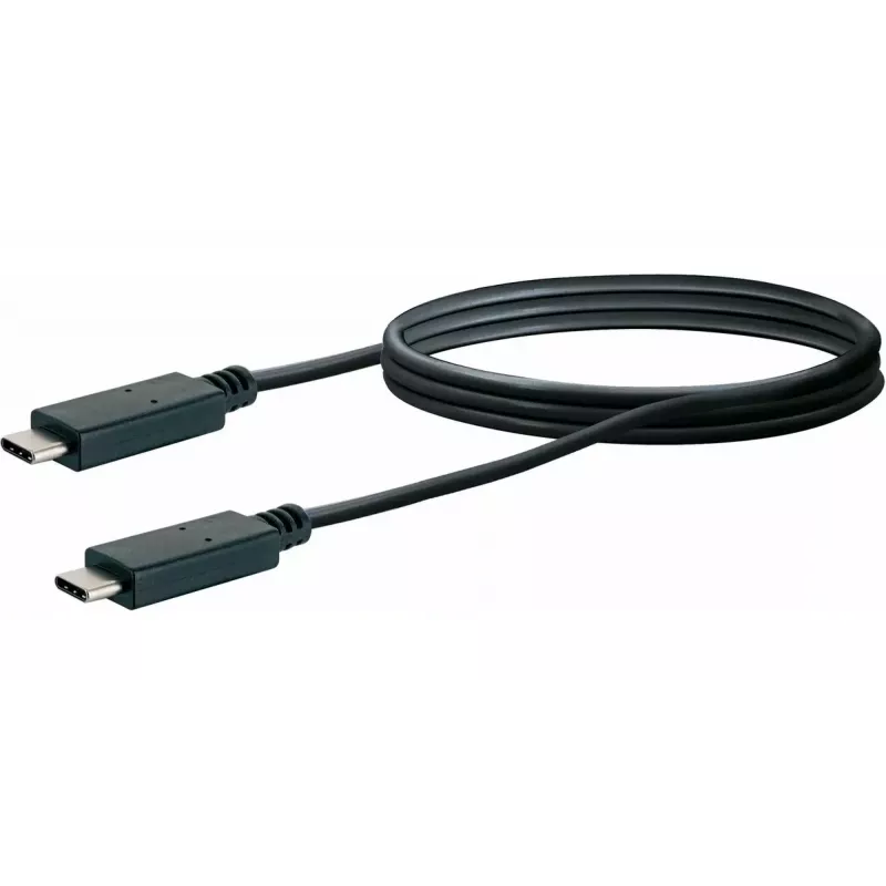 USB-kaapeli Schwaiger LK 101 C USB 3.2 Gen 2 1 m musta