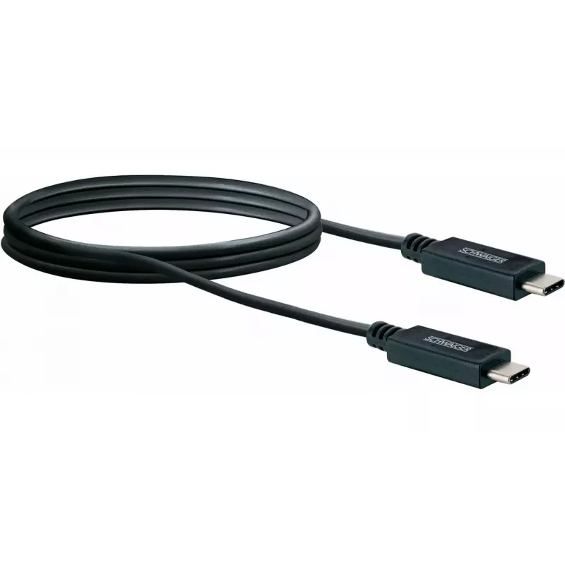 USB-kaapeli Schwaiger LK 101 C USB 3.2 Gen 2 1 m musta