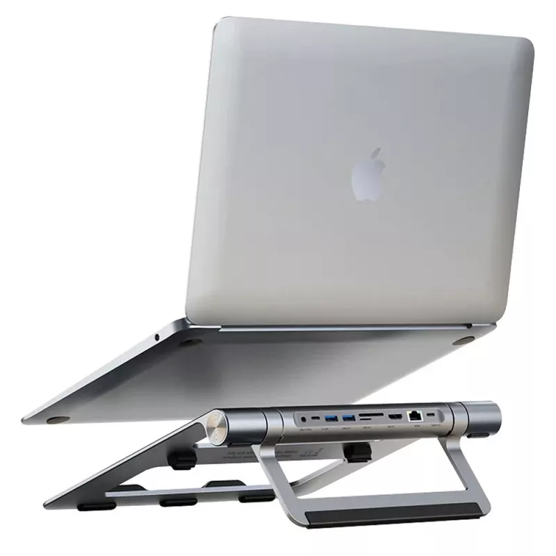 Techly ICA-NTB-DOCK91 johdollinen USB 3.2 Gen 1 (3.1 Gen 1) Type-C hopea
