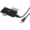 Hama 00181018 kortinlukija USB 3.2 Gen 1 (3.1 Gen 1) Type-A musta