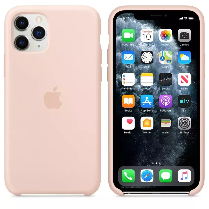 Suojakotelo Apple iPhone 11 Pro silikonikotelo Pink Sand