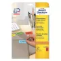 Itseliimautuvat tarrat Avery L4790-20 pyöristetty suorakaide irrotettava