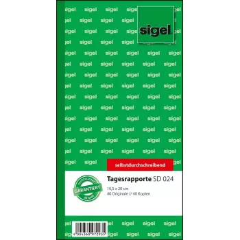 Kassakirjapaperi Sigel SD024