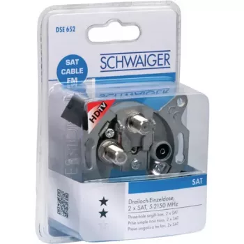 Antennipistorasia SAT TV Radio Schwaiger DSE652 531