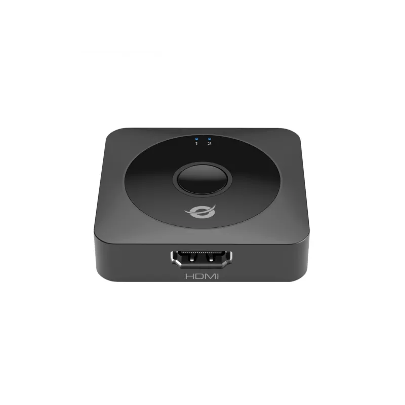 Conceptronic SELENE01B 2-portainen kaksisuuntainen HDMI 2.0 -vaihtokytkin, 4K60Hz