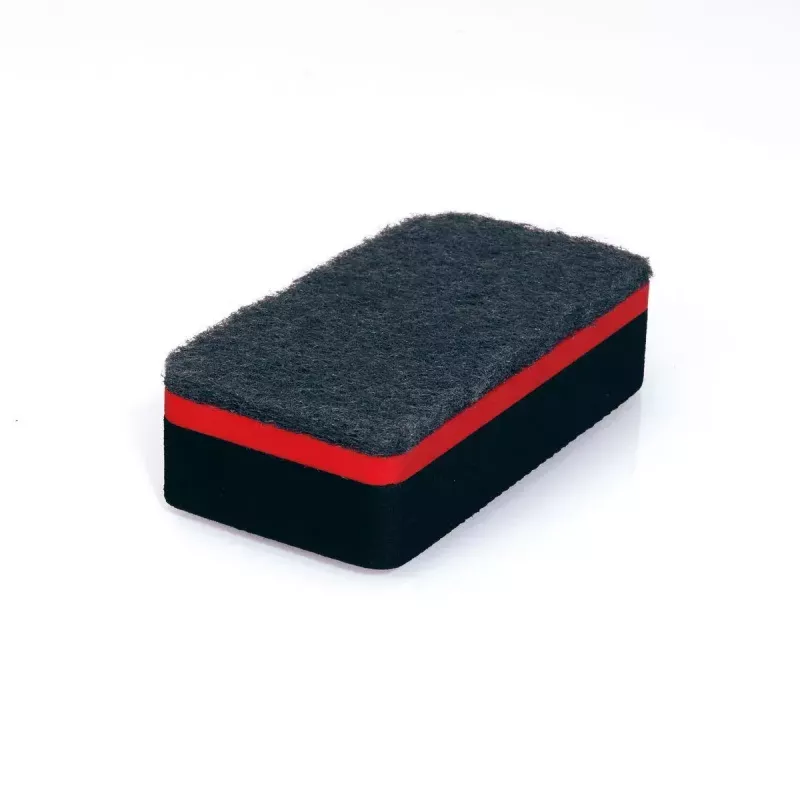 Pyyhekumi Sigel BA187 EVA Fleece musta punainen 90x45x26mm