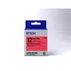 Epson tarrakasetti Pastel LK-4RBP musta/punainen 12 mm (9 m)