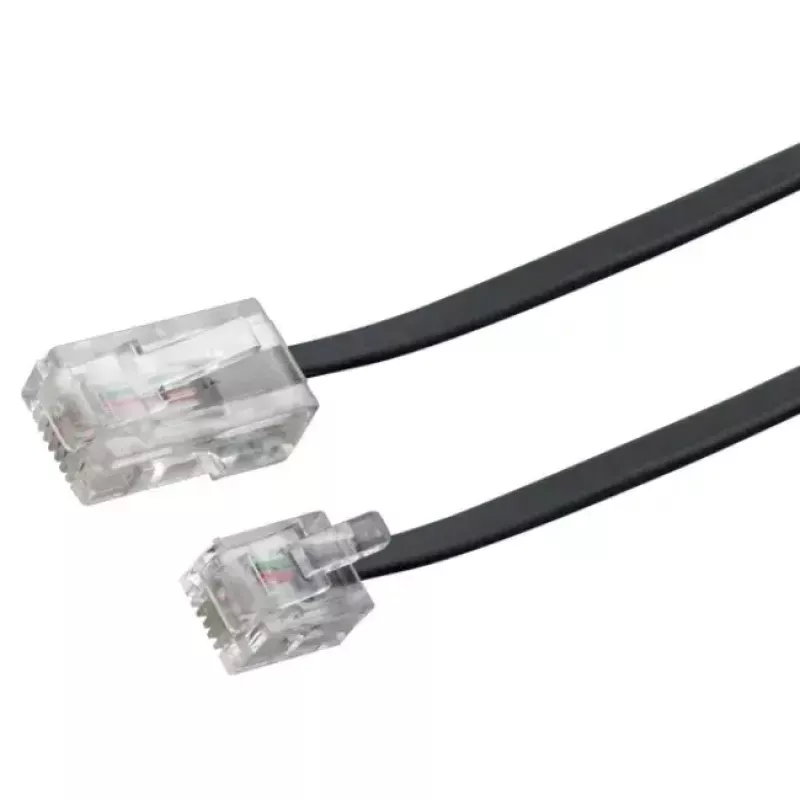 Verkkokaapeli Schwaiger 3,0 m RJ-11 - RJ-45 3 m musta